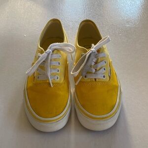 VANS X Sesame Street Yellow Sneakers Women’s Size 6 in good condition.